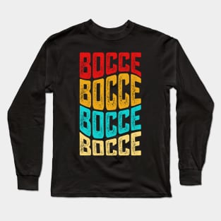 Vintage Bocce Long Sleeve T-Shirt